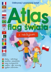 Atlas flag świata z naklejkami - Praca zbiorowa