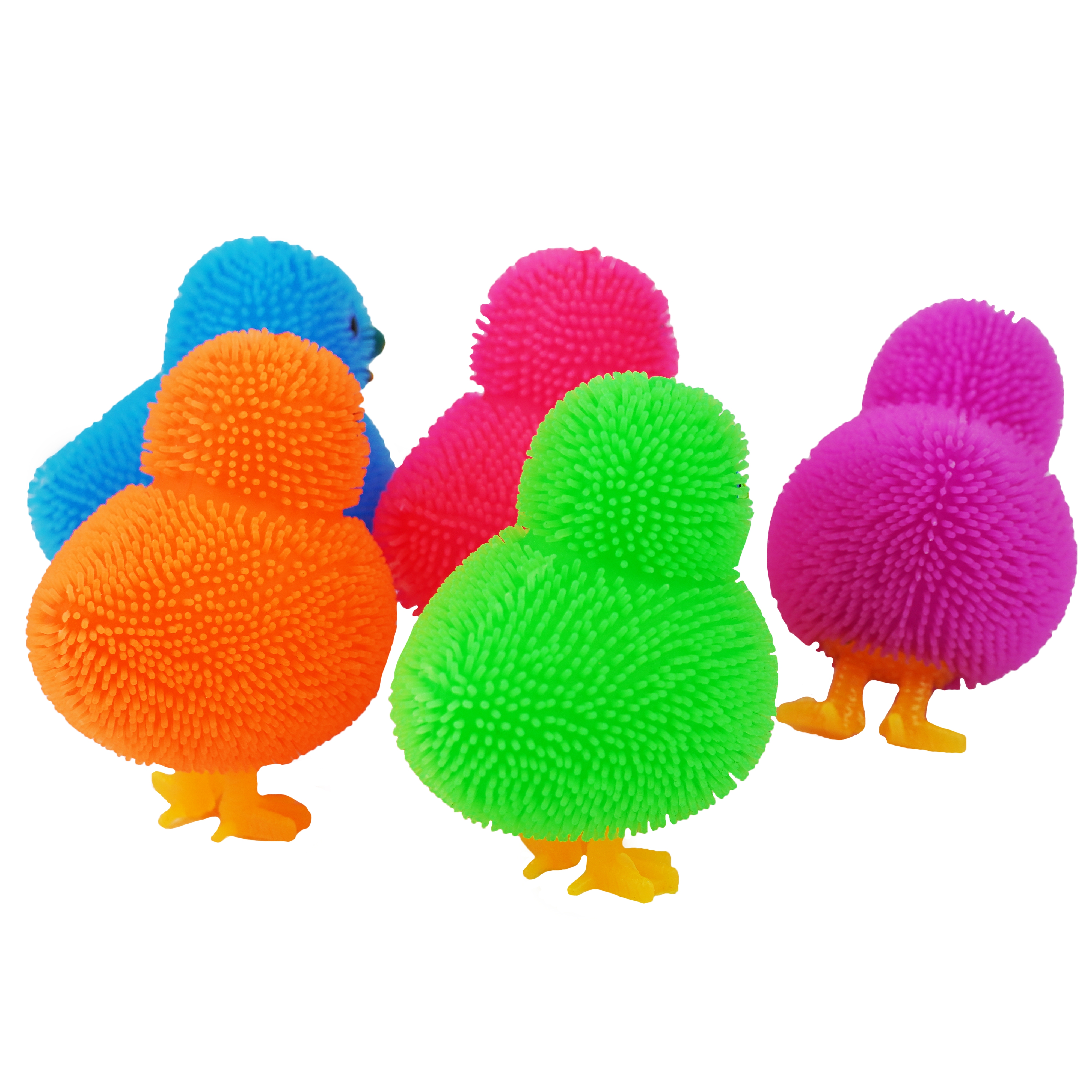 Gniotek - Kurczak fluo świecący, 1 szt.