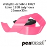 Wstążka satynowa różowa H024 kol.1188 25mmx25m