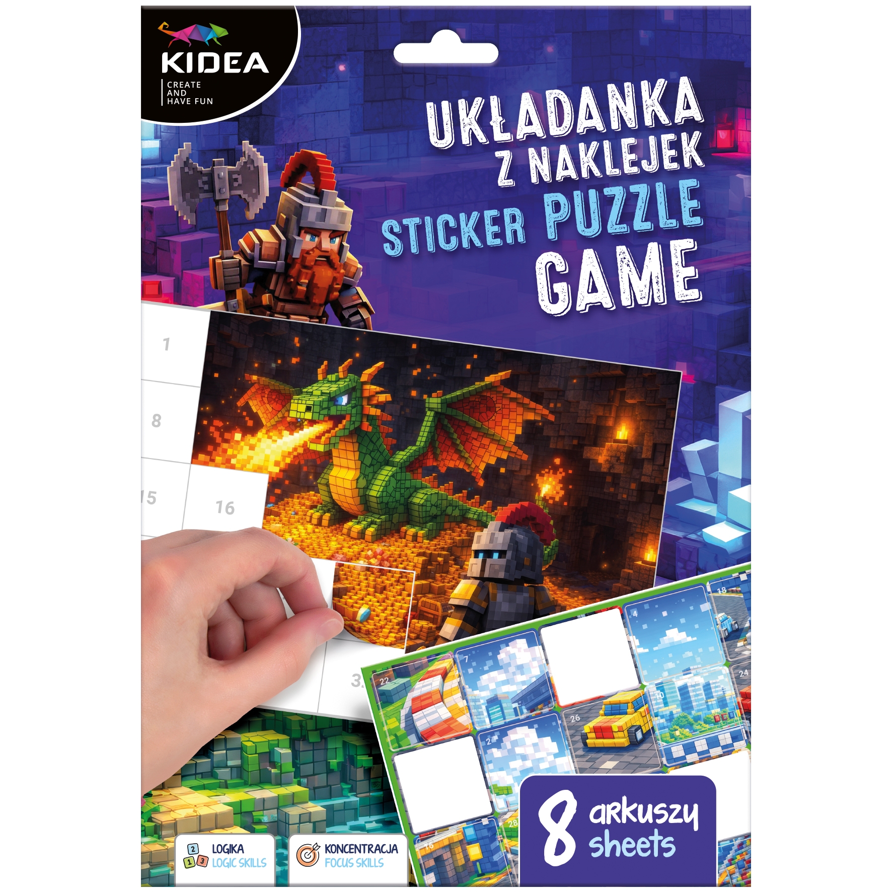 <img src='https://webimage.pl/pics/451/4/dUNGKA.jpg' style='height:440px' /> Układanka z naklejek - Game