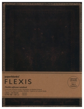 Notatnik Black Moroccan Flexis Ultra linia