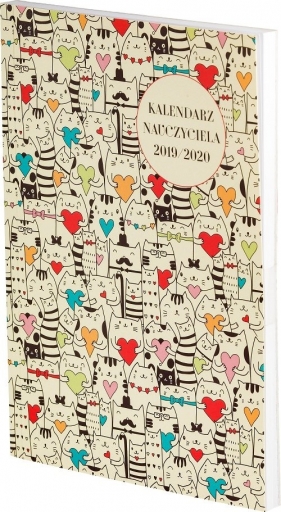 Kalendarz nauczyciela 2019/20 A5T PCV Koty (A5TN078B-KOTY)