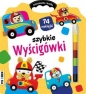 Kolorowanka z kredką, Szybkie wyścigówki - Opracowanie zbiorowe