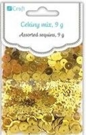 CEKINY MIX 9G ZLOTE SLONECZNE-DP CRAFT - DPCE-056
