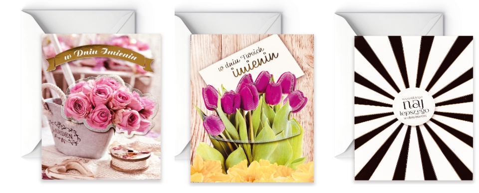 Karnet A5 grający Imieninowy, 1 szt