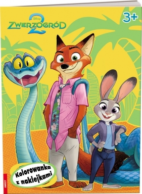 Disney zwierzogród 2. Kolorowanka z naklejkami - Opracowanie zbiorowe