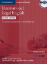 International Legal English + 3CD Amy Krois-Lindner