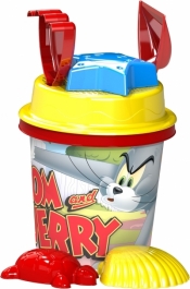 Zestaw do piasku licencyjny Tom&Jerry (wiaderko średnie)