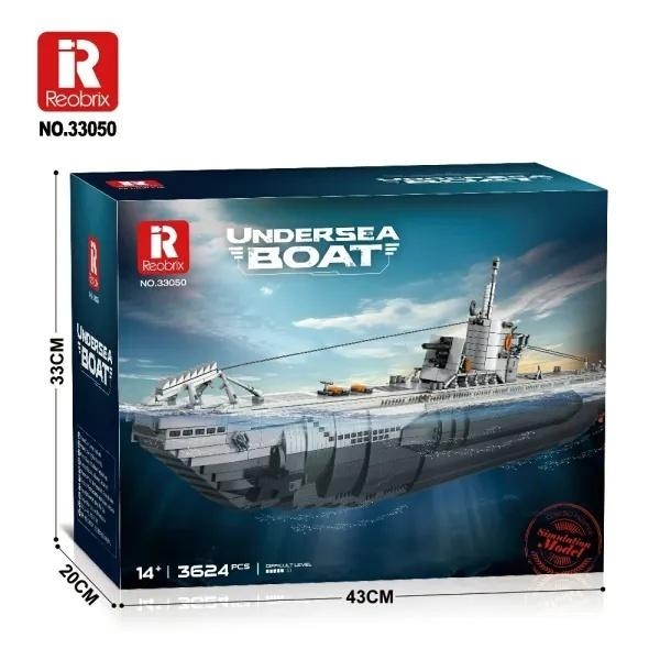 <img src='https://webimage.pl/pics/452/3/d6974077153027.jpg' style='height:440px' /> Klocki Type VII C U-Boot 3624el