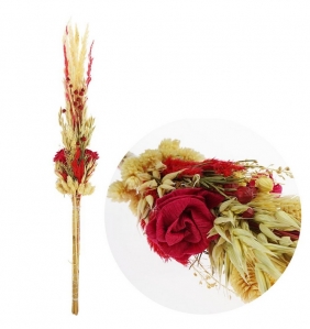 Tradycyjna palma wielkanocna pastelowa, 55 cm