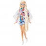  Barbie Extra - Komplet w kwiatki, blond włosy (GRN27/HDJ45)