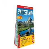Szwajcaria (Switzerland) laminowana mapa samochodowo-turystyczna 1:350 000