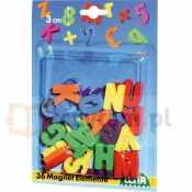 LENA Literki magnetyczne duże 36 szt (65745)