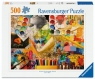 Ravensburger, Puzzle 500: Studio Artysty (12001845) Wiek: 12+