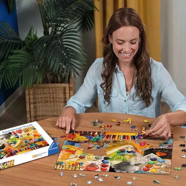 Ravensburger, Puzzle 500: Studio Artysty (12001845)