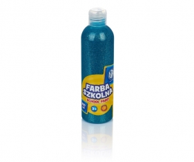 Farba szkolna Astra, 250 ml - brokatowa turkusowa (301217040)