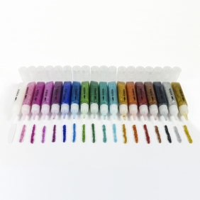 Klej brokatowy Kidea, 18 kolorów (DRF-079452)