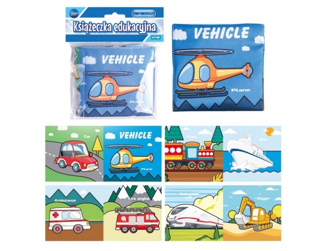 <img src='https://webimage.pl/pics/453/0/d5901811180453.jpg' style='height:440px' /> Książeczka malucha e-edu pojazdy