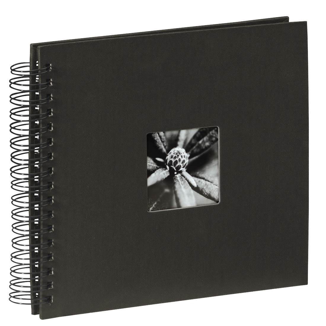 Hama, spiralny album na zdjęcia Fine Art, 28x24/50, czarny z czarnymi kartkami (000901450000)