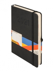 Kalendarz 2021 A5, DNS, czarny
