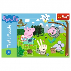 Puzzle 30: Świnka Peppa Leśna wyprawa (18245)