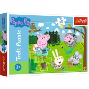 Puzzle 30: Świnka Peppa - Leśna wyprawa (18245)