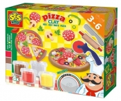 Zestaw ciastolin z z akcesoriami - pizza (00445)