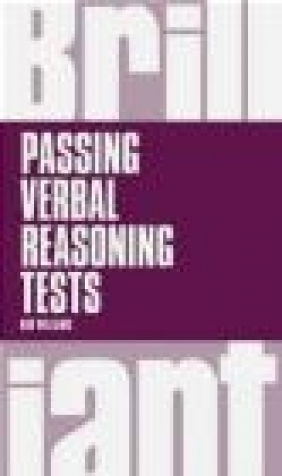 Brilliant Passing Verbal Reasoning Tests Rob Williams