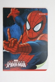 Zeszyt A5 Spider-Man w trzy linie 16 kartek