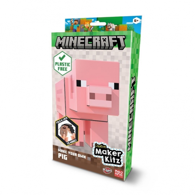 Minecraft zbuduj figurkę Świnki