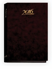 Kalendarz A5 standard 2016 czarny