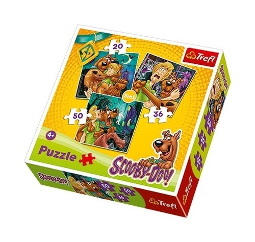 Puzzle Scooby-Doo Uwaga! Duchy! 3w1 (34145)