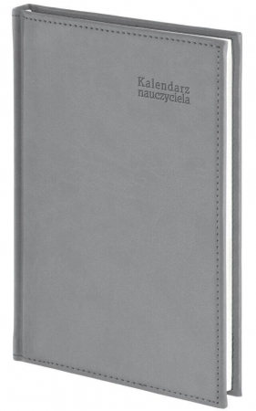 Kalendarz naucz. 2026/2027 B5 tyg. Vivella szary