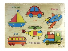 Puzzle drewniane Pojazdy