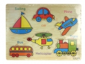Puzzle drewniane Pojazdy