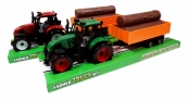 Traktor z przyczepą