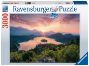 Ravensburger, Puzzle 3000: Jezioro Bled Słowenia (17445)