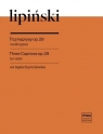 Trzy kaprysy op. 29 na skrzypce Karol Lipiński