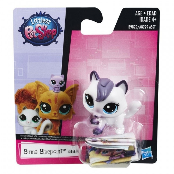 Littlest Pet Shop Figurka podstawowa B, Birman Cat (A8229/B9829)