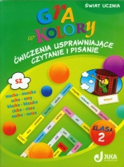 Gra w kolory 2 Ćwiczenia usprawniające czytanie i pisanie - Aleksandra Kozyra, Anna Soból
