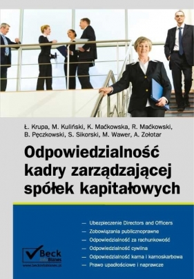 Odpowiedzialność kadry zarządzającej - Kuliński Michał