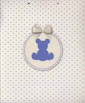 Torba Pastel Teddy Bear blue premium large AGB3001005 - AGB3001005