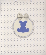 Torba Pastel Teddy Bear blue premium large AGB3001005