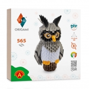 Origami 3D - Sowa/Owl - zestaw kreatywny