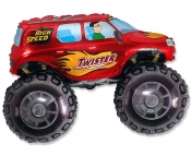 Balon foliowy Samochód Twister, czerwony, FX 24 cale