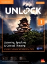  Unlock 1 Listening, Speaking & Critical Thinking Student\'s Book with Digital