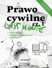 Last Minute Prawo Cywilne cz.1 - Bogusław Gąszcz, Anna Talaga