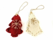 Zawieszka materiałaowa Choinka MIX