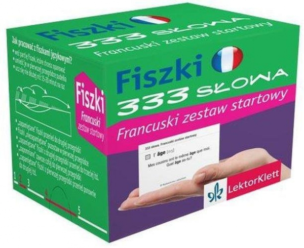 Fiszki 333 słowa Francuski zestaw startowy