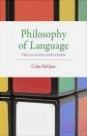 Philosophy of Language Colin McGinn